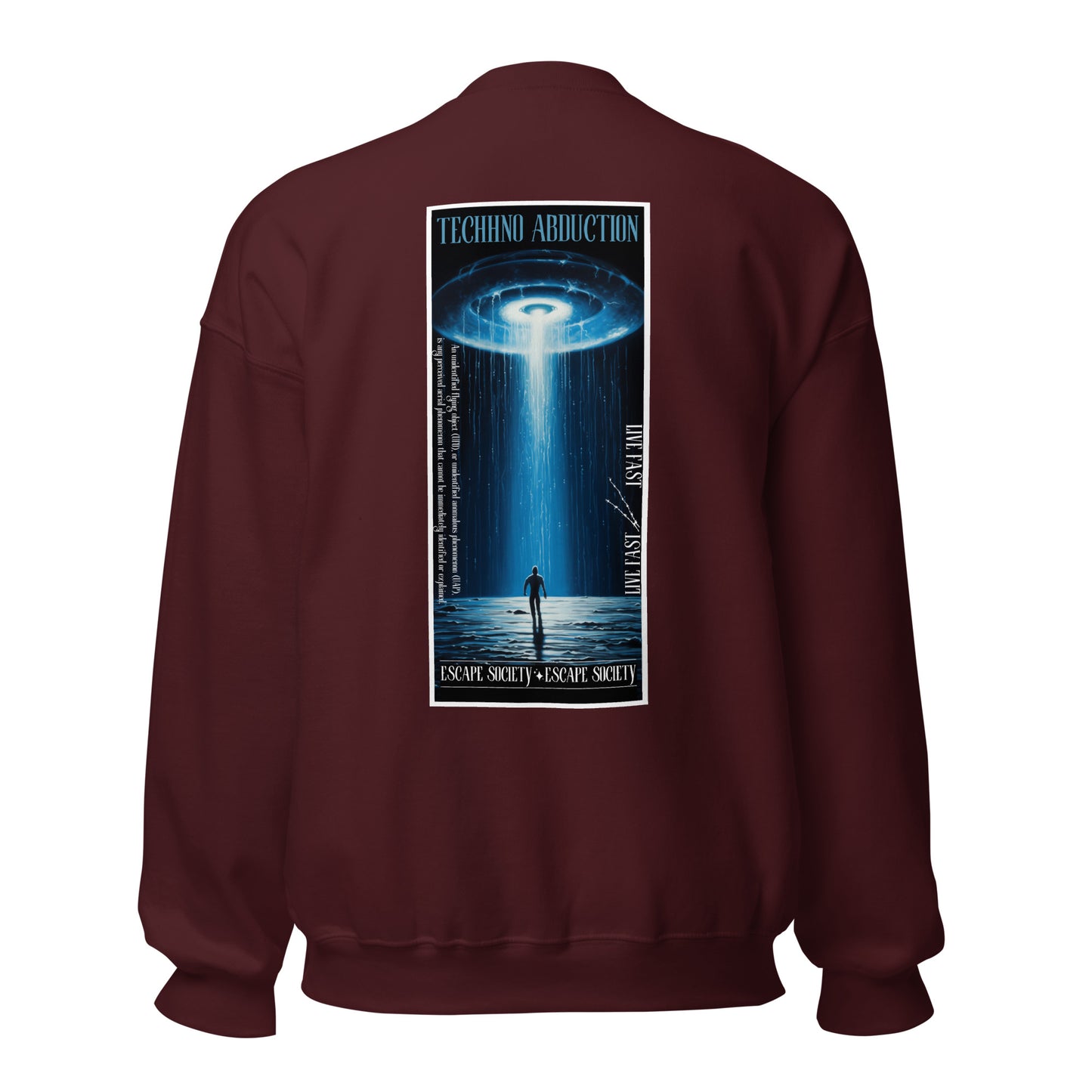 Techno Sweater Unisex - Space Abduction