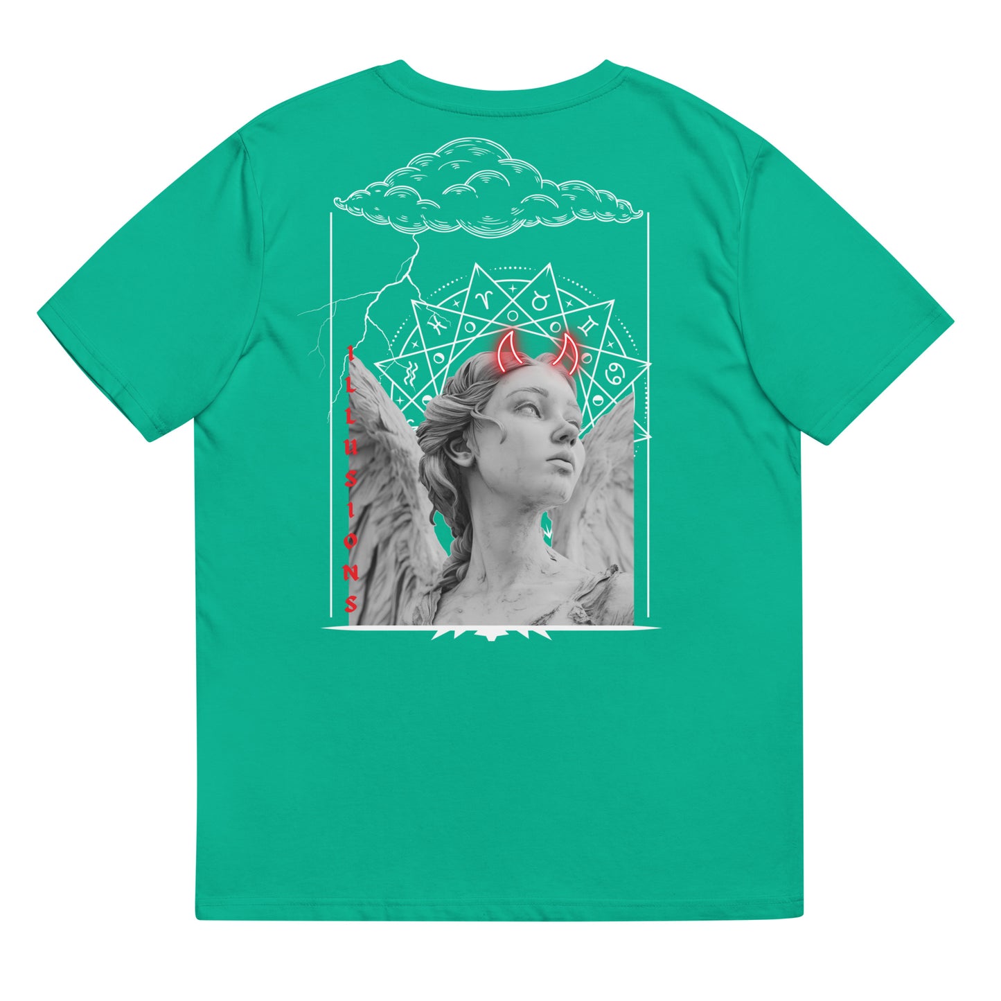 Techno Shirt Unisex - Fallen Angel (Backprint)